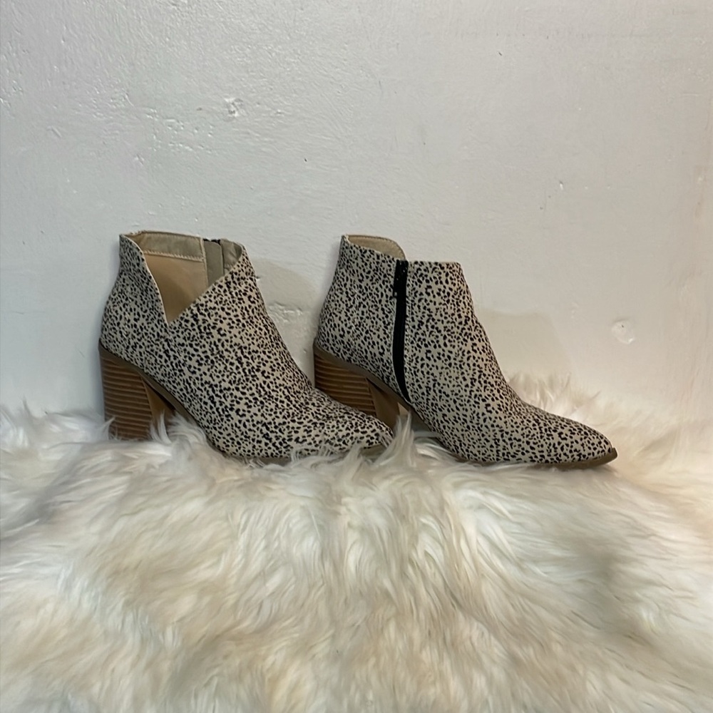 SERRA ANKLE BOOTies SIDE ZIP 3 Inch Heel Accent Angle -7- #0102 - Picture 3 of 9